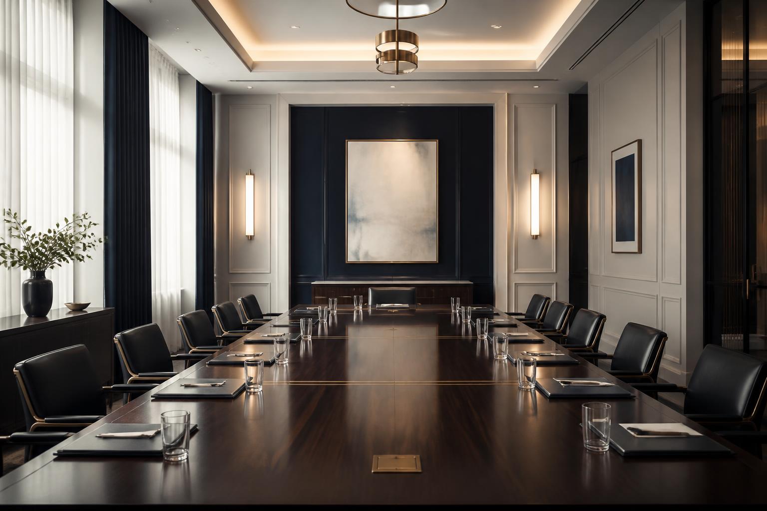 International arbitration hearing room